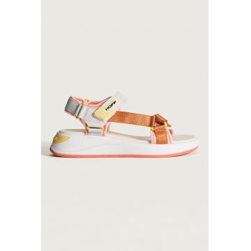 Sandale flatform cu velcro Samana