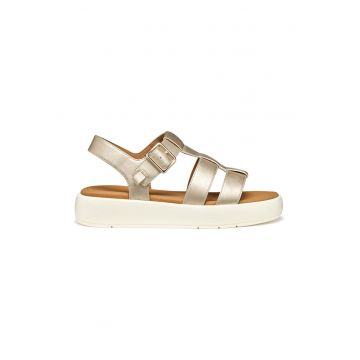 Sandale gladiator joase din piele ecologica cu talpa cu platforma