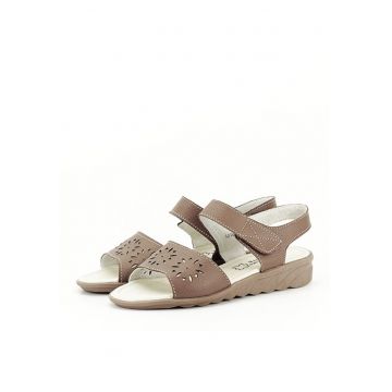 Sandale kaki din piele naturala Catis M5 11240
