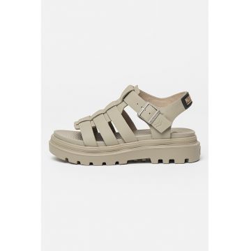Sandale uni din piele