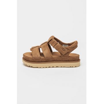 Sandale wedge cu bareta Goldenstar
