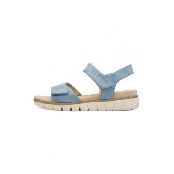 Sandale wedge din piele ecologica