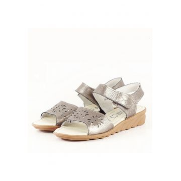Sandale argint vechi din piele naturala Catis M5 2238