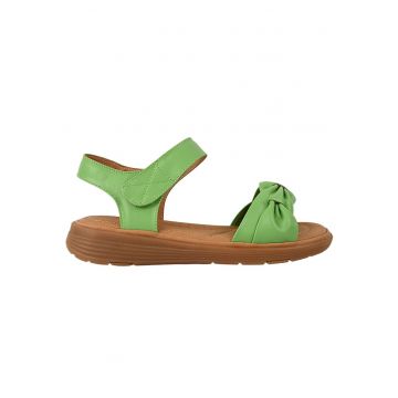 Sandale casual - dama -  33193 verde - piele naturala