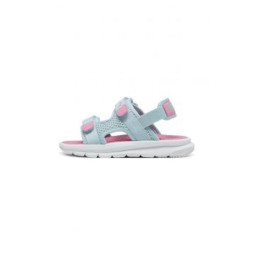 Sandale cu inchidere velcro si logo Evolve
