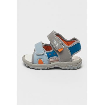 Sandale cu logo si velcro