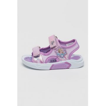 Sandale cu velcro Frozen