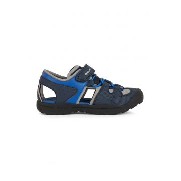 Sandale cu velcro si model colorblock Veniett