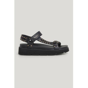 Sandale cu velcro si tinte