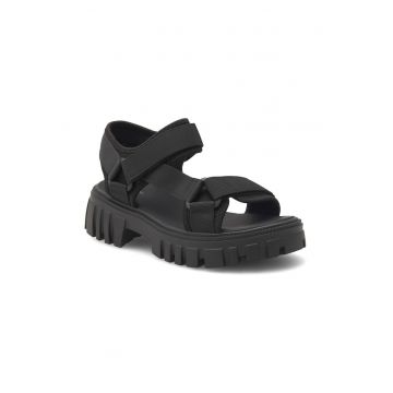 Sandale dama -  496151 - Piele ecologica - Negru