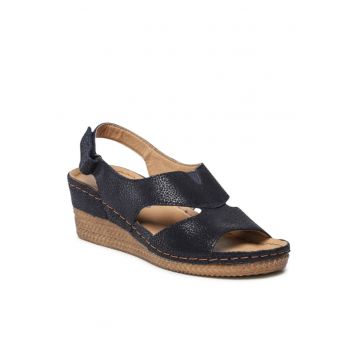 Sandale dama -  5904248696177 - Albastru - Piele naturala/Piele intoarsa -
