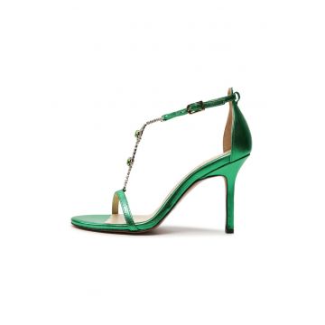 Sandale dama -  970376 - Piele naturala - Verde