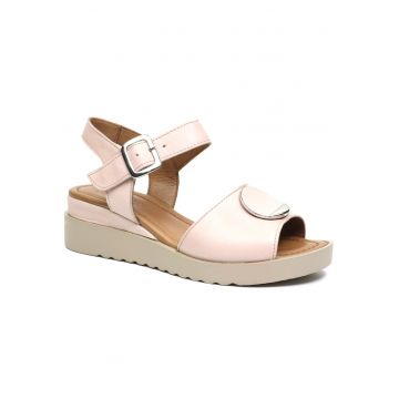 Sandale dama D22 S361 pudra