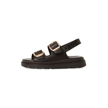 Sandale de piele cu catarame
