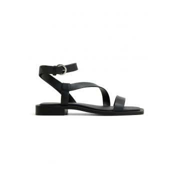 Sandale de piele cu talpa plata Gurugar