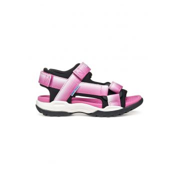 Sandale din material textil cu velcro