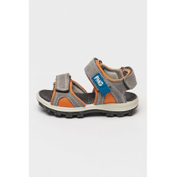 Sandale din piele cu velcro