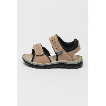 Sandale din piele cu velcro