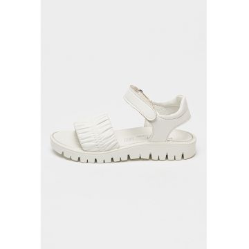 Sandale din piele ecologica cu velcro