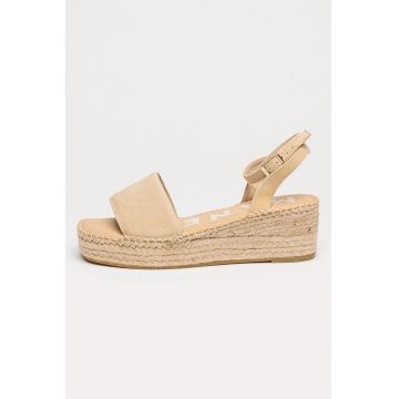 Sandale-espadrile din piele intoarsa Hamptons