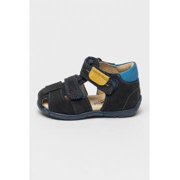 Sandale fisherman din piele intoarsa