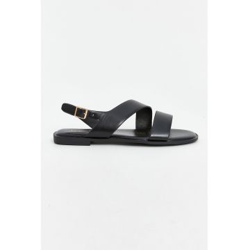 Sandale flatform cu catarama