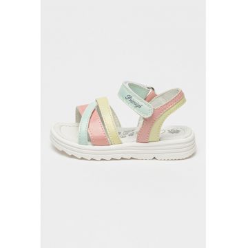 Sandale flatform cu logo