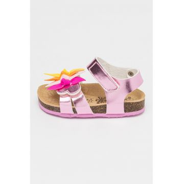 Sandale flatform cu velcro
