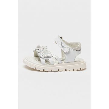 Sandale flatform din piele