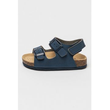 Sandale flatform din piele