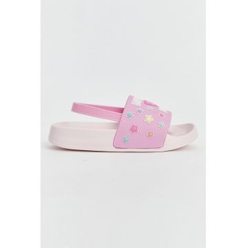 Sandale slingback cu model