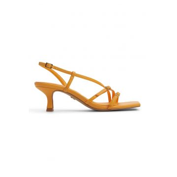 Sandale slingback cu toc kitten Harlie