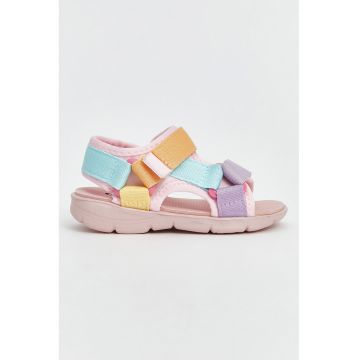 Sandale textile cu velcro