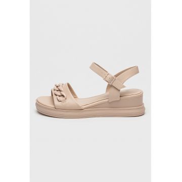 Sandale wedge cu aplicatie de lant Flieroy
