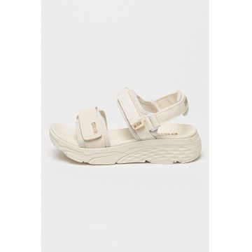 Sandale wedge cu velcro