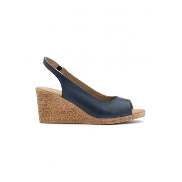 Pantofi slingback din piele