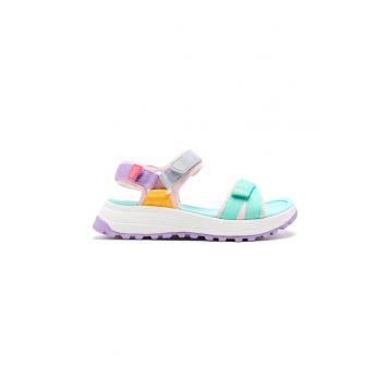 Sandale cu inchidere velcro si aspect contrastant Montville