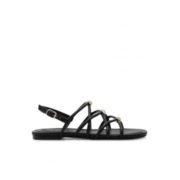 Sandale dama -  555513 - Piele ecologica - Negru