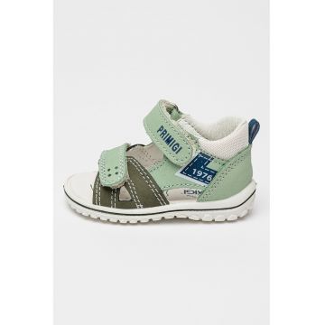 Sandale de piele cu velcro