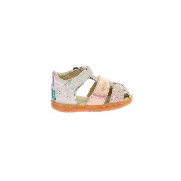 Sandale de piele cu velcro