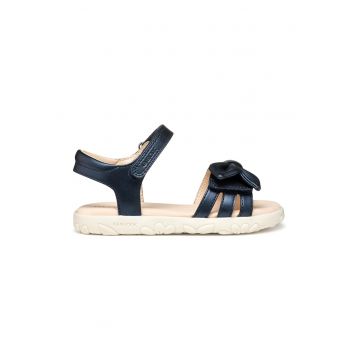 Sandale de piele ecologica cu velcro