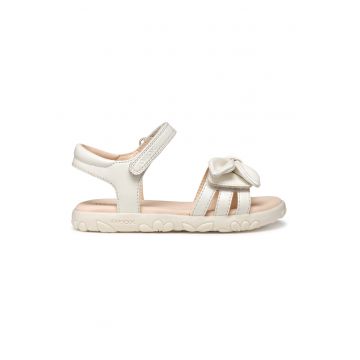 Sandale de piele ecologica cu velcro