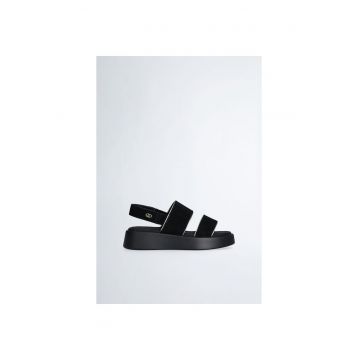 Sandale de piele intoarsa cu velcro