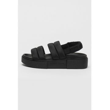 Sandale din material textil cu inchidere velcro