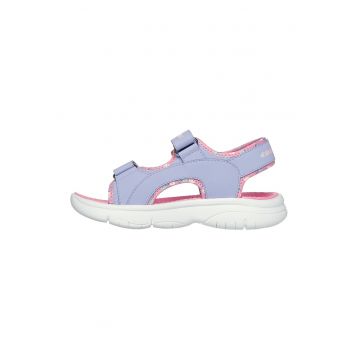 Sandale din material textil cu velcro