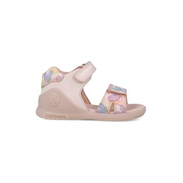 Sandale din piele cu inchidere velcro