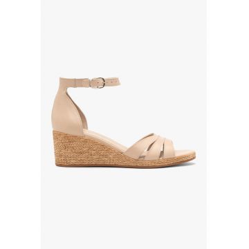 Sandale wedge din piele Hayley
