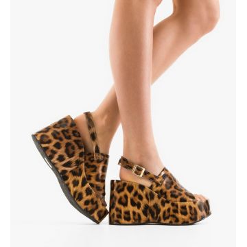 Platforme dama Haydn Animal Print
