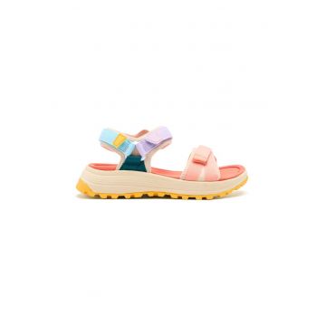 Sandale cu inchidere velcro si aspect contrastant Montville