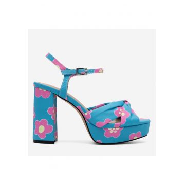 Sandale dama -  590486278041236 - Piele ecologica - Albastru